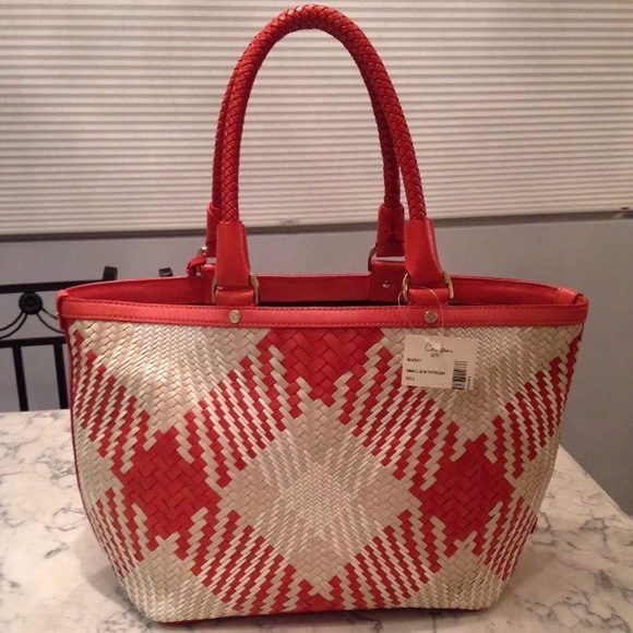 ⭐️SOLD! Cole Haan Genevieve NWT! Woven Leather Bag - Picture 8 of 8